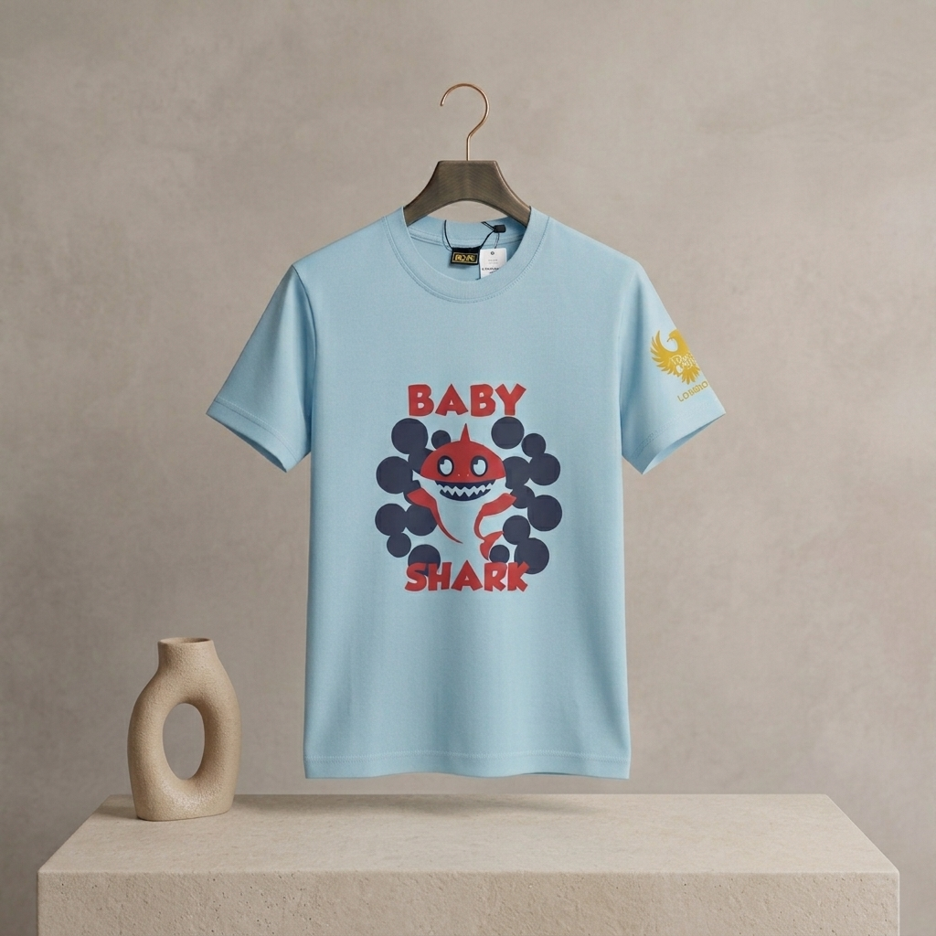 Boys Sky Blue Best T- Shirt - KBC-16
