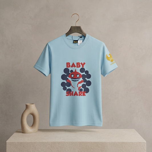 Boys Sky Blue Best T- Shirt  - KBC-16